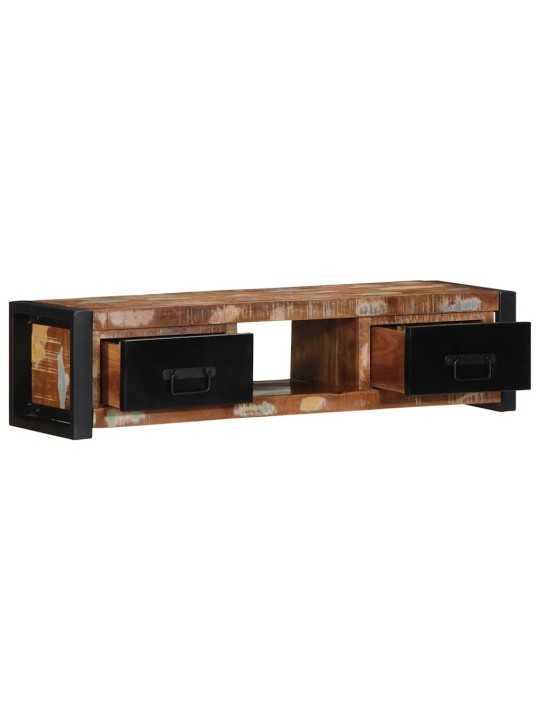 Tv skříňka 100x30x25 cm masivní recyklované dřevo