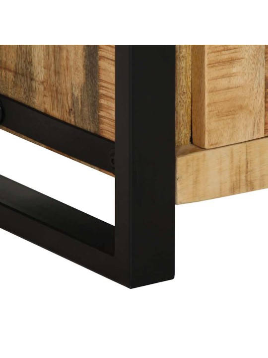 Koupelnová skříňka 40x30x90 cm masivní hrubé mangovníkové dřevo