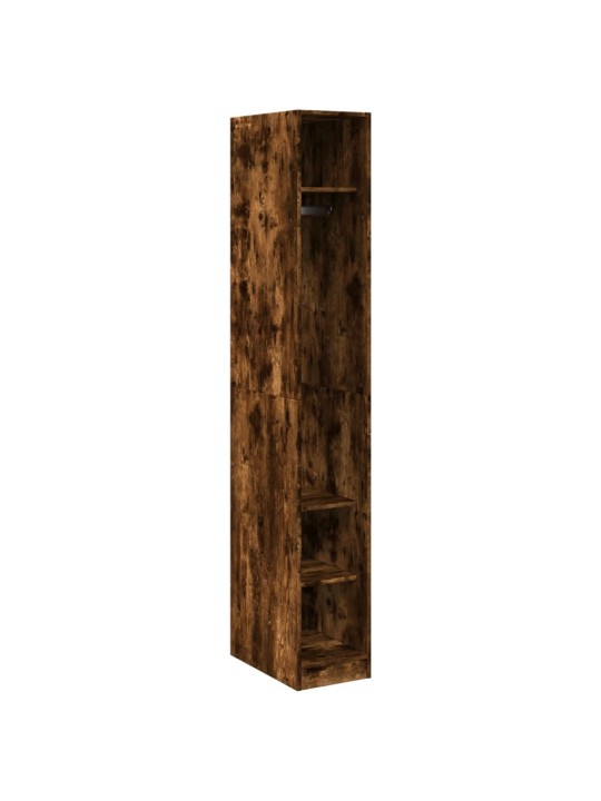 Šatní skříň kouřový dub 30 x 50 x 200 cm kompozitní dřevo