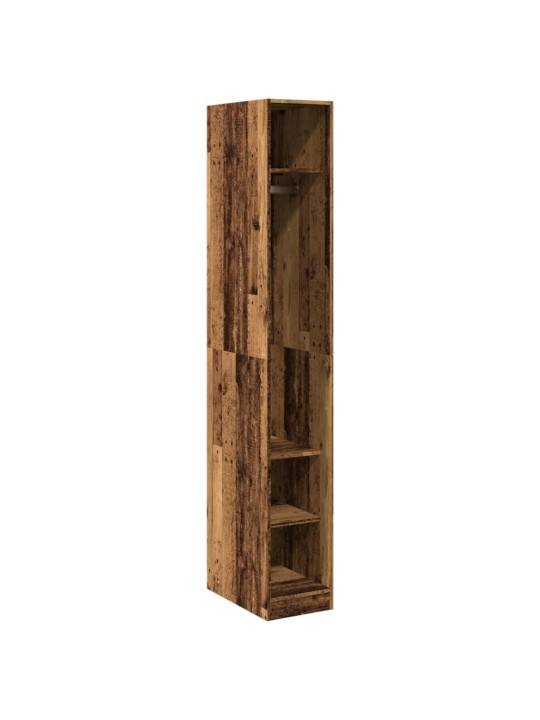 Šatní skříň old wood 30 x 50 x 200 cm kompozitní dřevo