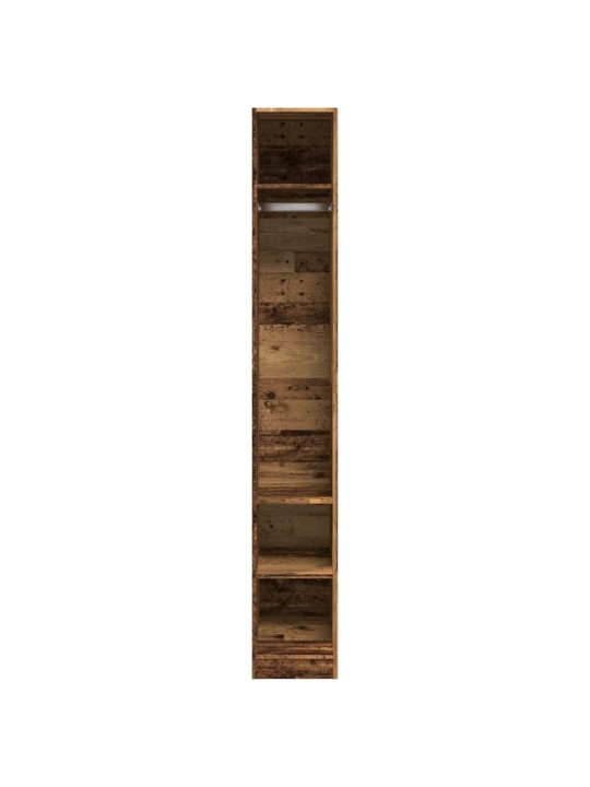 Šatní skříň old wood 30 x 50 x 200 cm kompozitní dřevo