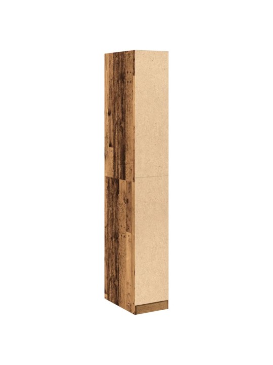 Šatní skříň old wood 30 x 50 x 200 cm kompozitní dřevo