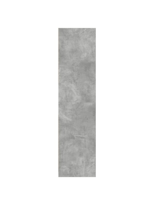 Šatní skříň betonově šedá 80 x 50 x 200 cm kompozitní dřevo