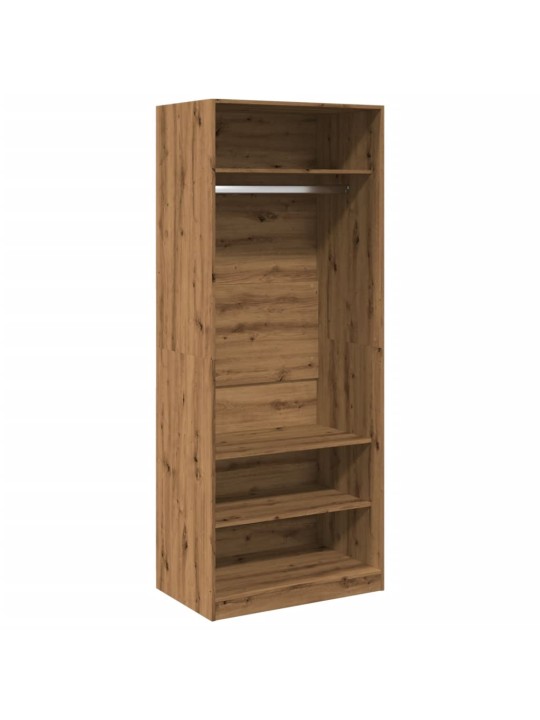 Šatní skříň dub artisan 80 x 50 x 200 cm kompozitní dřevo