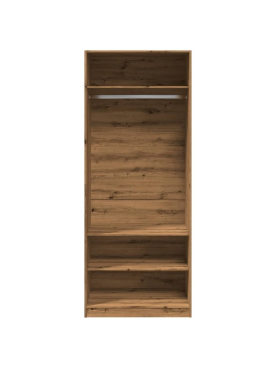 Šatní skříň dub artisan 80 x 50 x 200 cm kompozitní dřevo