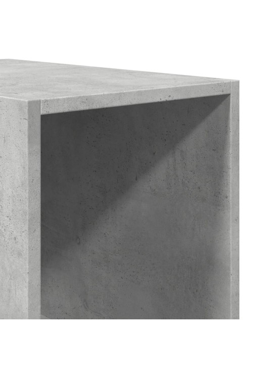 Šatní skříň betonově šedá 30 x 50 x 200 cm kompozitní dřevo