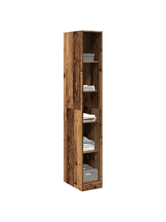 Šatní skříň old wood 30 x 50 x 200 cm kompozitní dřevo
