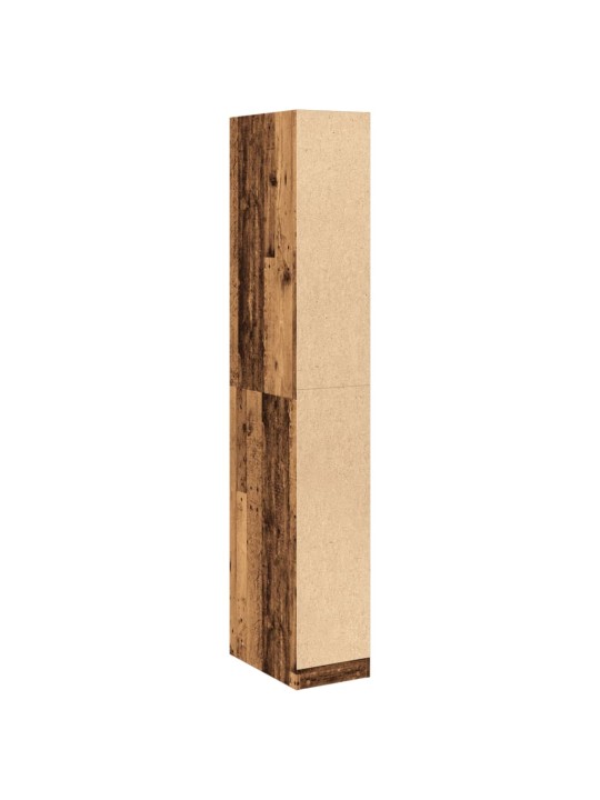 Šatní skříň old wood 30 x 50 x 200 cm kompozitní dřevo