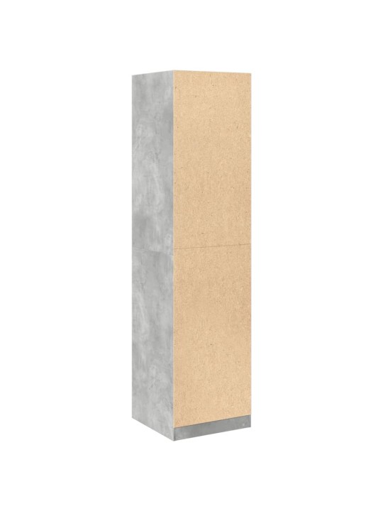 Šatní skříň betonově šedá 50 x 50 x 200 cm dřevotříska