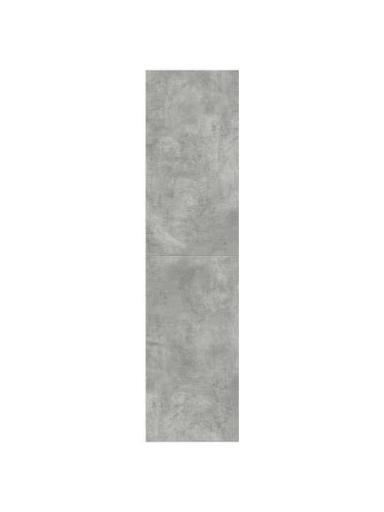 Šatní skříň betonově šedá 80 x 50 x 200 cm kompozitní dřevo