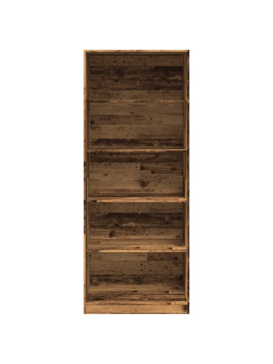 Šatní skříň old wood 80 x 50 x 200 cm kompozitní dřevo
