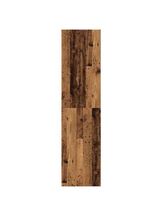 Šatní skříň old wood 80 x 50 x 200 cm kompozitní dřevo