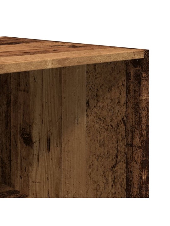 Šatní skříň old wood 80 x 50 x 200 cm kompozitní dřevo