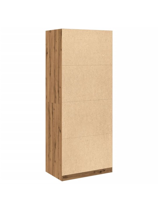 Šatní skříň dub artisan 80 x 50 x 200 cm kompozitní dřevo