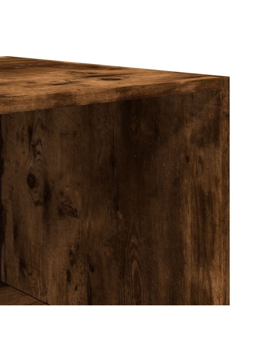 Šatní skříň kouřový dub 100 x 50 x 200 cm kompozitní dřevo
