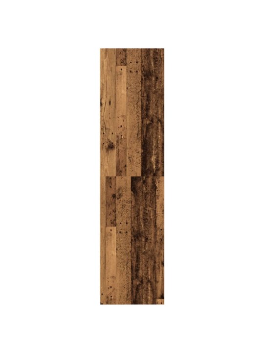 Šatní skříň old wood 100 x 50 x 200 cm kompozitní dřevo