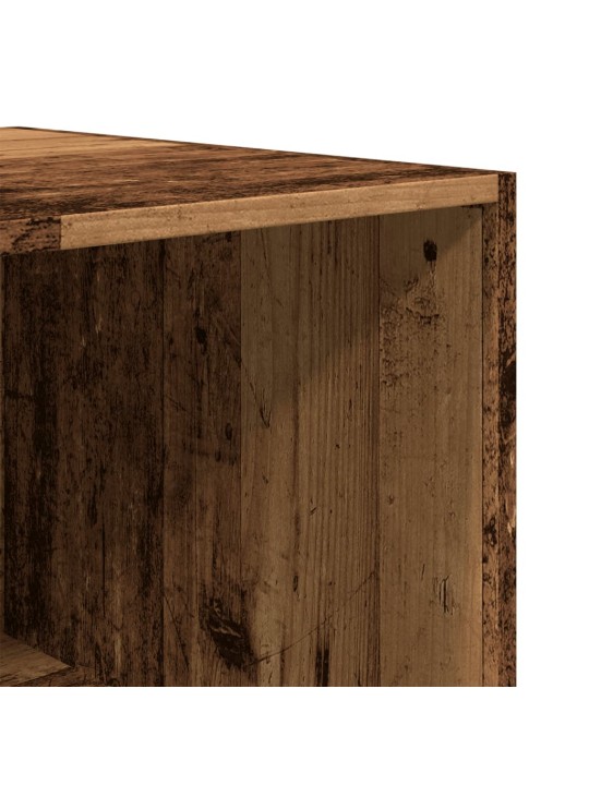 Šatní skříň old wood 100 x 50 x 200 cm kompozitní dřevo