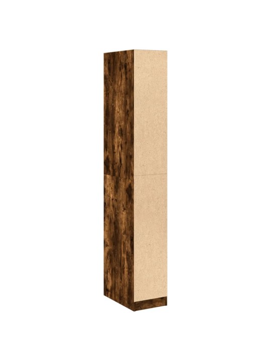 Šatní skříň kouřový dub 30 x 50 x 200 cm kompozitní dřevo