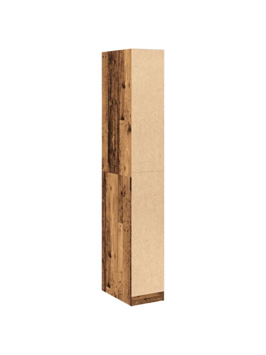 Šatní skříň old wood 30 x 50 x 200 cm kompozitní dřevo