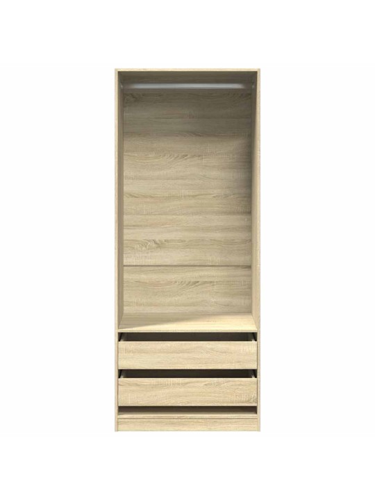 Šatní skříň dub sonoma 80 x 50 x 200 cm kompozitní dřevo