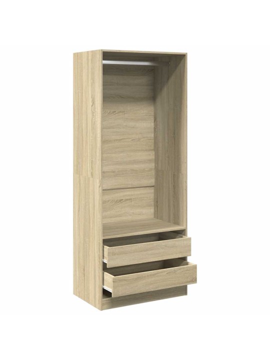 Šatní skříň dub sonoma 80 x 50 x 200 cm kompozitní dřevo