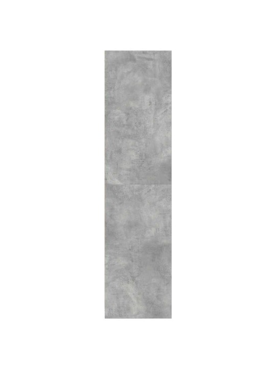 Šatní skříň betonově šedá 80 x 50 x 200 cm kompozitní dřevo