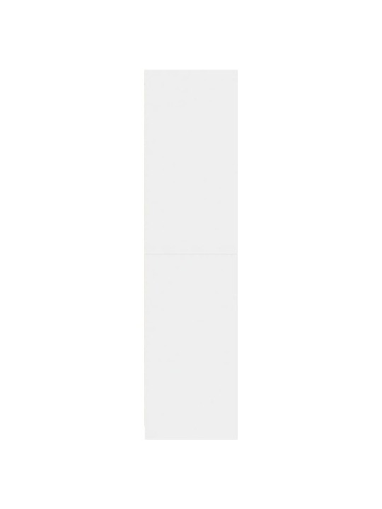 Šatní skříň bílá 80 x 50 x 200 cm kompozitní dřevo