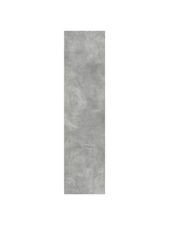 Šatní skříň betonově šedá 80 x 50 x 200 cm kompozitní dřevo