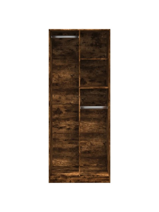 Šatní skříň kouřový dub 80 x 50 x 200 cm kompozitní dřevo