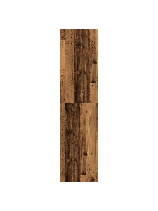 Šatní skříň old wood 80 x 50 x 200 cm kompozitní dřevo