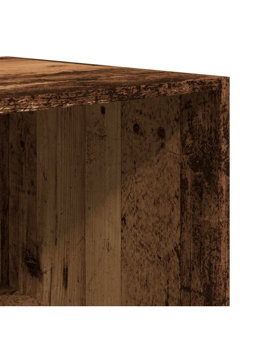 Šatní skříň old wood 80 x 50 x 200 cm kompozitní dřevo