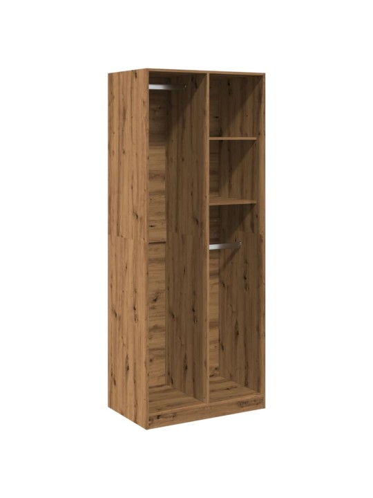 Šatní skříň dub artisan 80 x 50 x 200 cm kompozitní dřevo