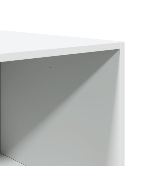 Šatní skříň bílá 100 x 50 x 200 cm dřevotříska