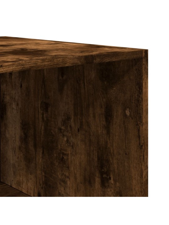 Šatní skříň kouřový dub 100 x 50 x 200 cm kompozitní dřevo