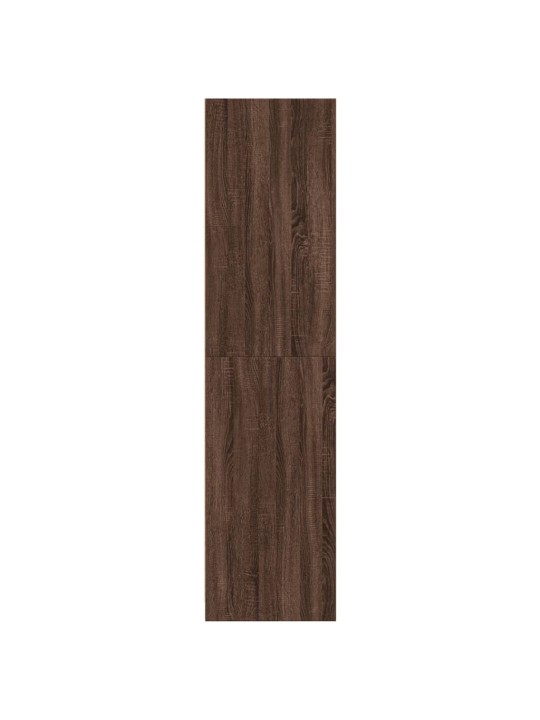 Šatní skříň hnědý dub 100 x 50 x 200 cm kompozitní dřevo