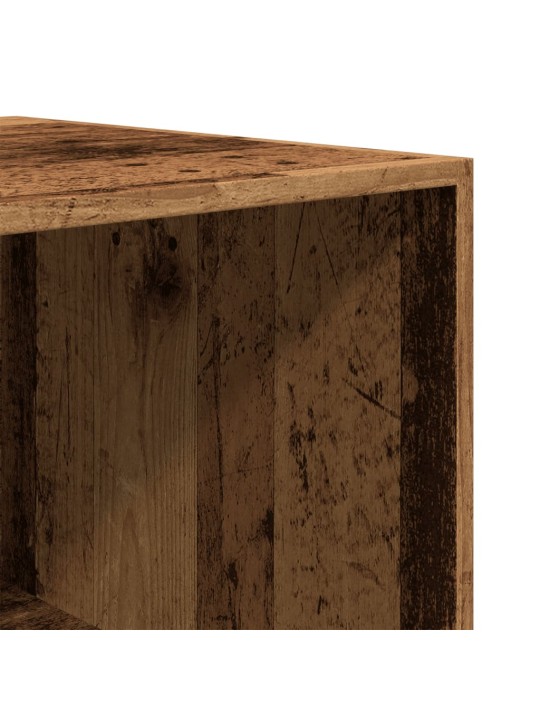 Šatní skříň old wood 100 x 50 x 200 cm kompozitní dřevo