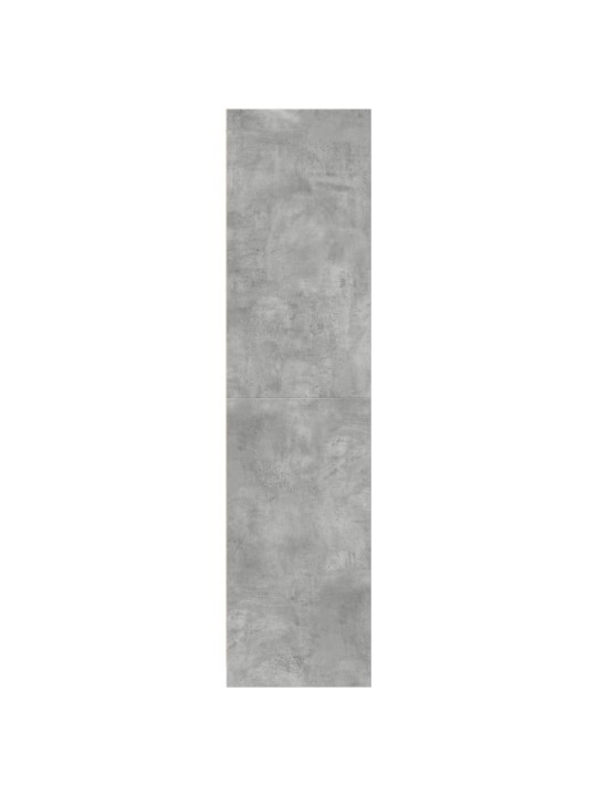 Šatní skříň betonově šedá 30 x 50 x 200 cm kompozitní dřevo
