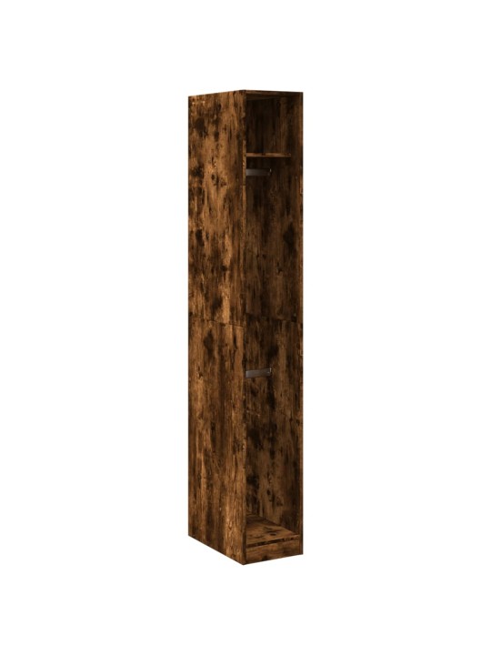 Šatní skříň kouřový dub 30 x 50 x 200 cm kompozitní dřevo