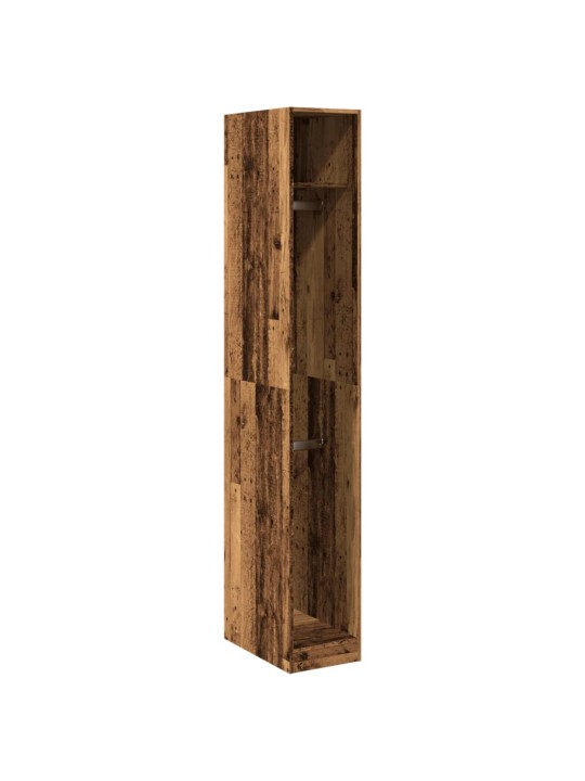 Šatní skříň old wood 30 x 50 x 200 cm kompozitní dřevo