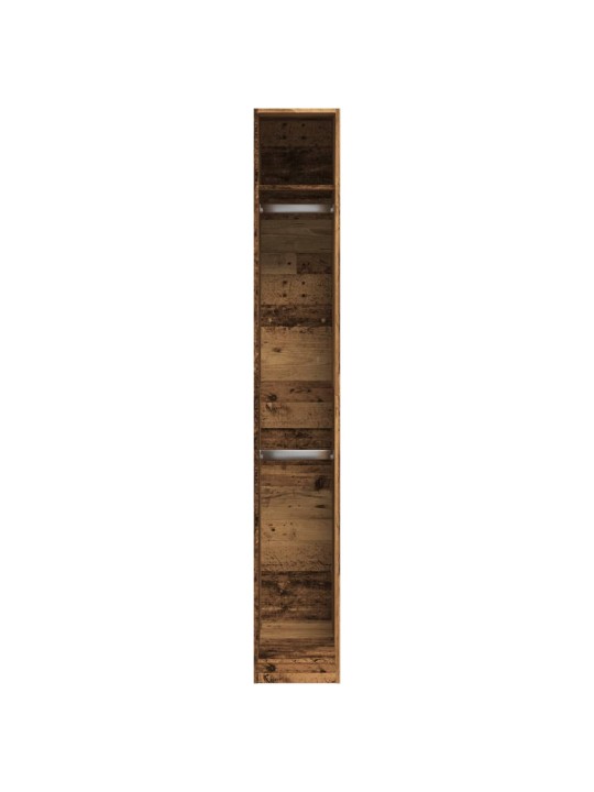 Šatní skříň old wood 30 x 50 x 200 cm kompozitní dřevo