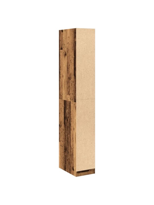 Šatní skříň old wood 30 x 50 x 200 cm kompozitní dřevo