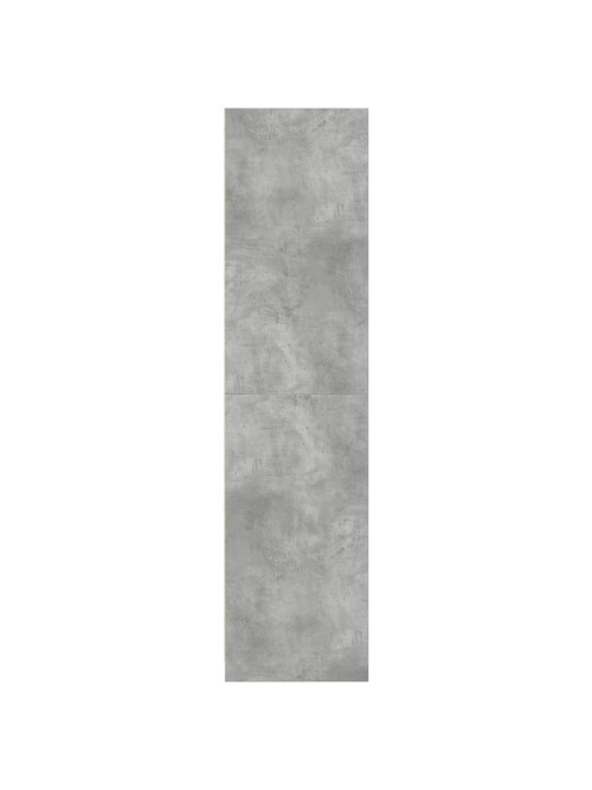Šatní skříň betonově šedá 50 x 50 x 200 cm dřevotříska