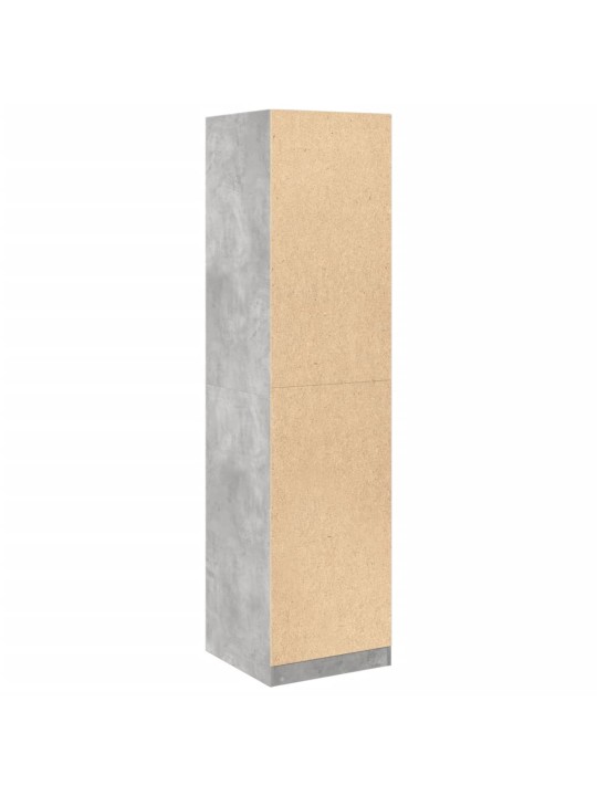 Šatní skříň betonově šedá 50 x 50 x 200 cm dřevotříska