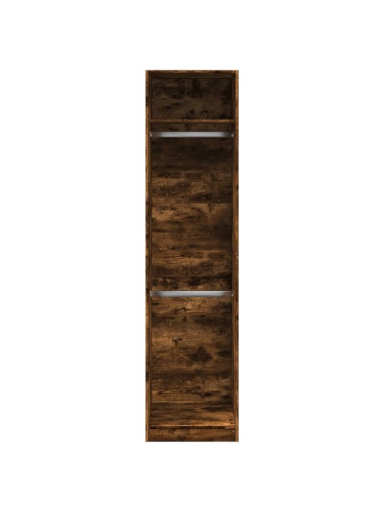 Šatní skříň kouřový dub 50 x 50 x 200 cm kompozitní dřevo
