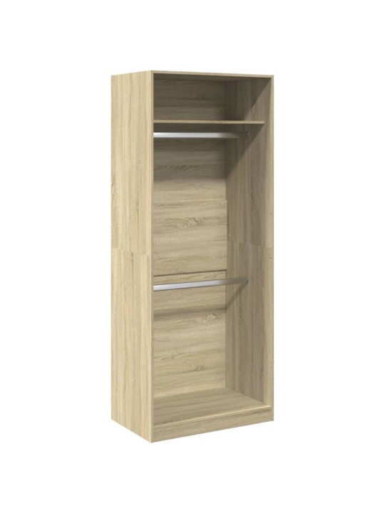 Šatní skříň dub sonoma 80 x 50 x 200 cm kompozitní dřevo