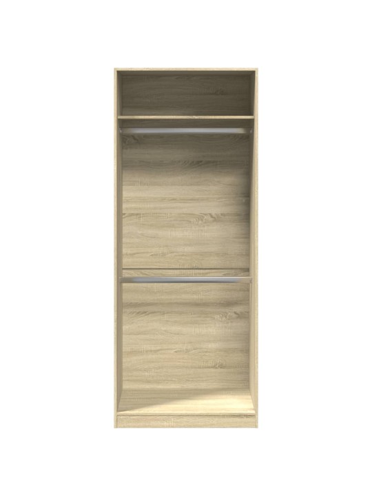 Šatní skříň dub sonoma 80 x 50 x 200 cm kompozitní dřevo