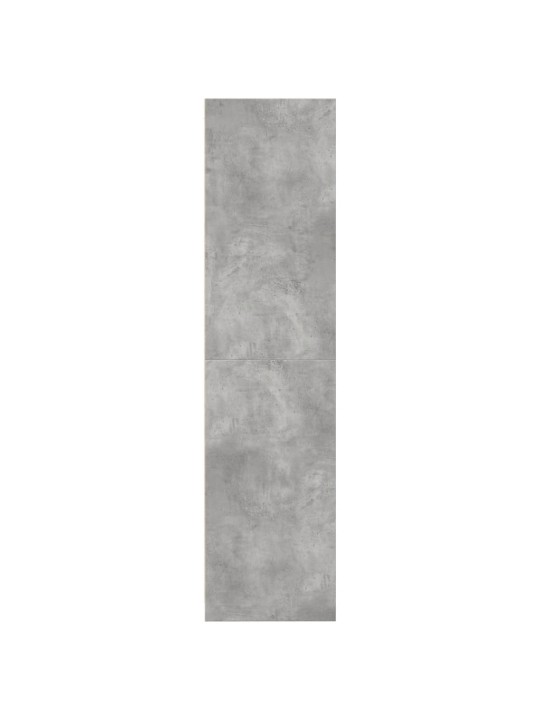 Šatní skříň betonově šedá 80 x 50 x 200 cm kompozitní dřevo