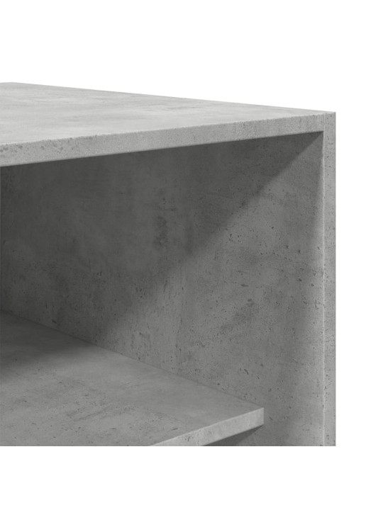Šatní skříň betonově šedá 80 x 50 x 200 cm kompozitní dřevo