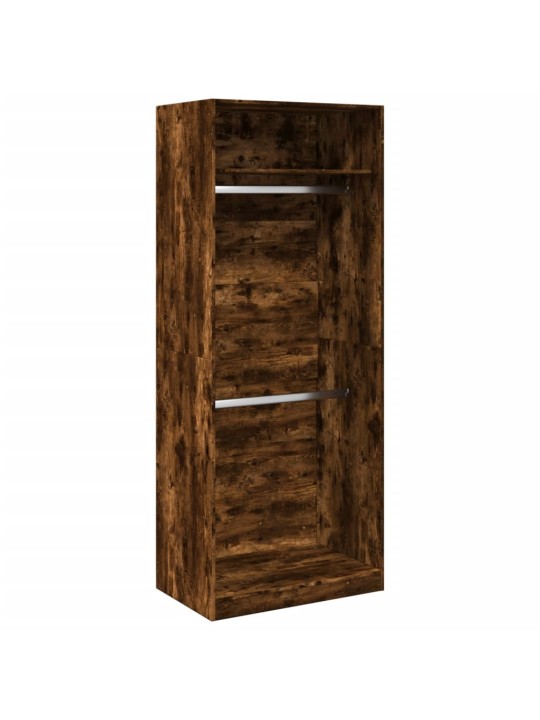 Šatní skříň kouřový dub 80 x 50 x 200 cm kompozitní dřevo