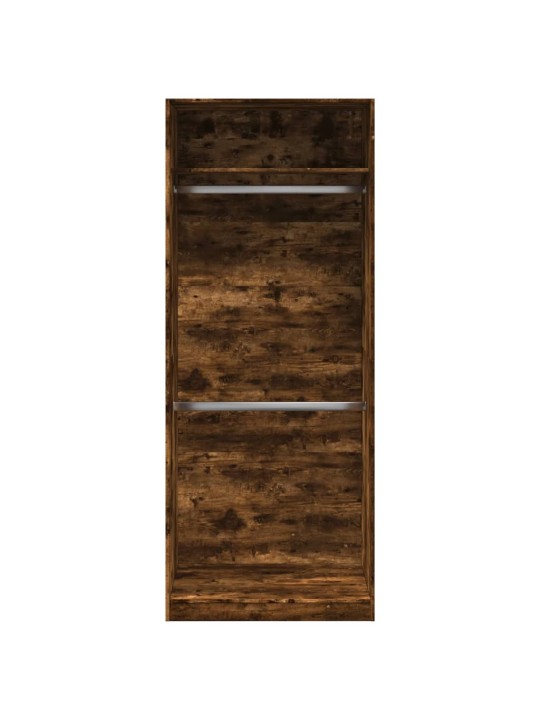 Šatní skříň kouřový dub 80 x 50 x 200 cm kompozitní dřevo